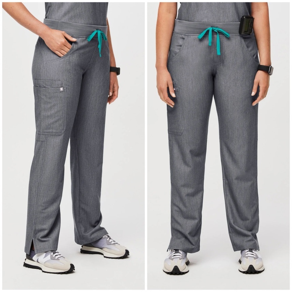 NWT Figs Kade cargo scrub pants graphite grey XXL